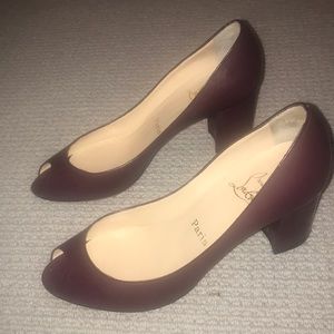 Christian Louboutin Purple Pumps